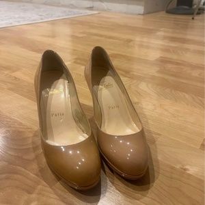 Nude Louboutin shoes